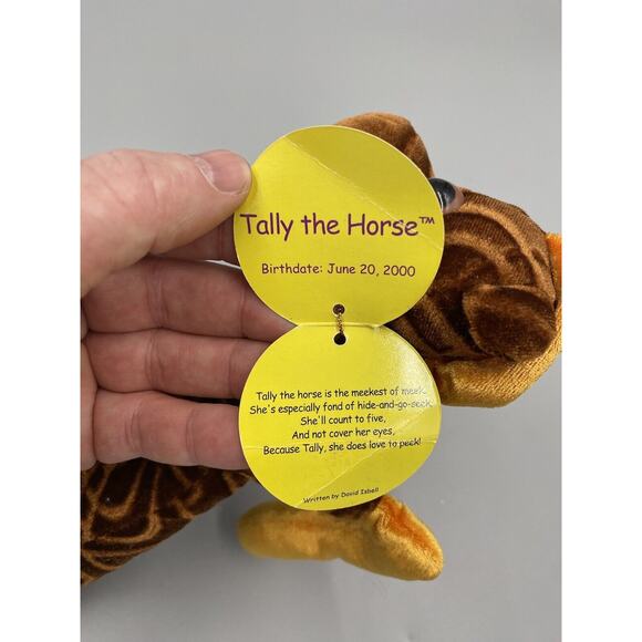 Vintage 2000 Limbo Legs Tally The Horse 6" Plush w/ Tags Jakks Pacific 10” - Picture 6 of 10